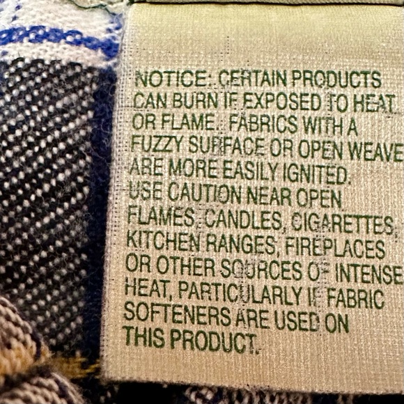 LL Bean Mens Sz XL Blue Tartan Plaid Flannel Button Up Shirt Lumberjack Maine - Picture 6 of 12